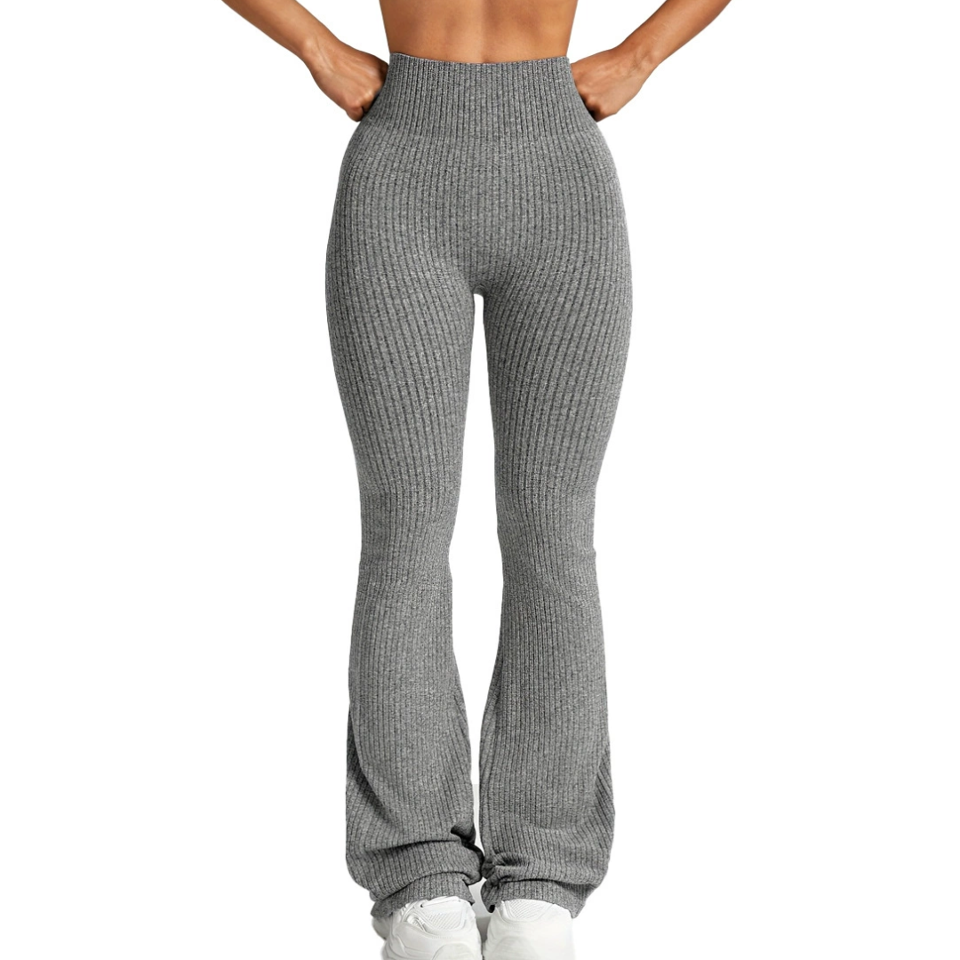 REMI™ – High Waist Textured Flare Leggings
