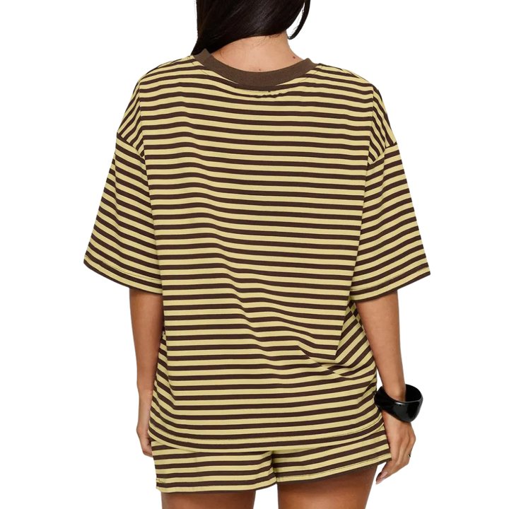 SOLÈNE™ – Striped Colorblock Lounge 2 Piece Outfit