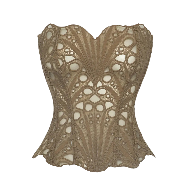 GEORGIA™ – Chic Lace Up Shapewear Corset Top