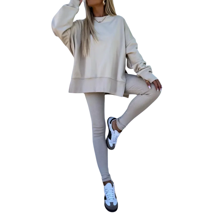 PERNELL™ – Cozy Casual Sweatshirt & Skinny Pants Set