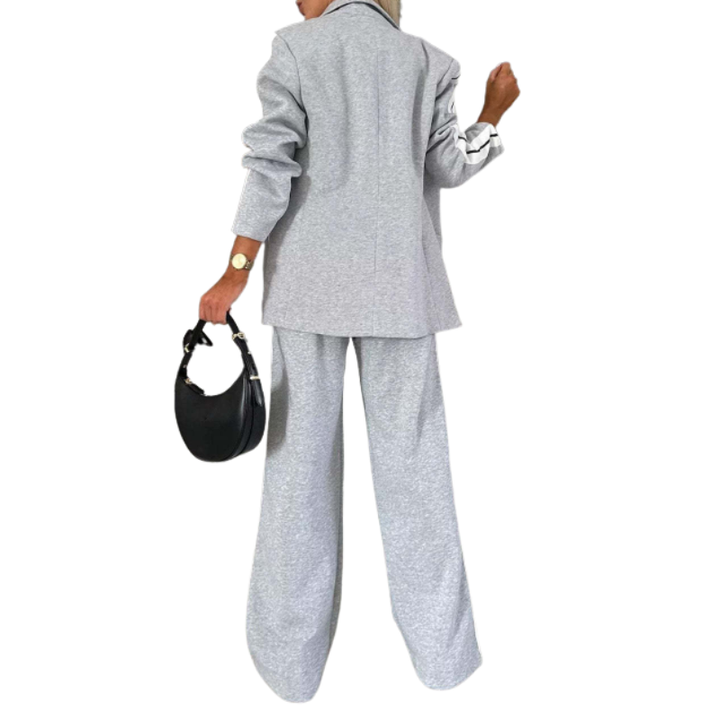 ZORA™ – Casual Striped Two-Piece Set