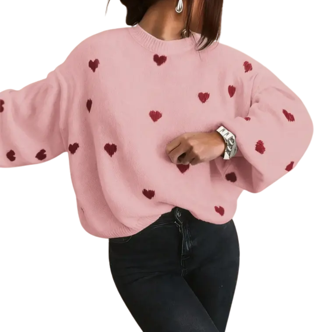 HOLLIS™ – Cozy Halloween Print Drop Shoulder Sweater