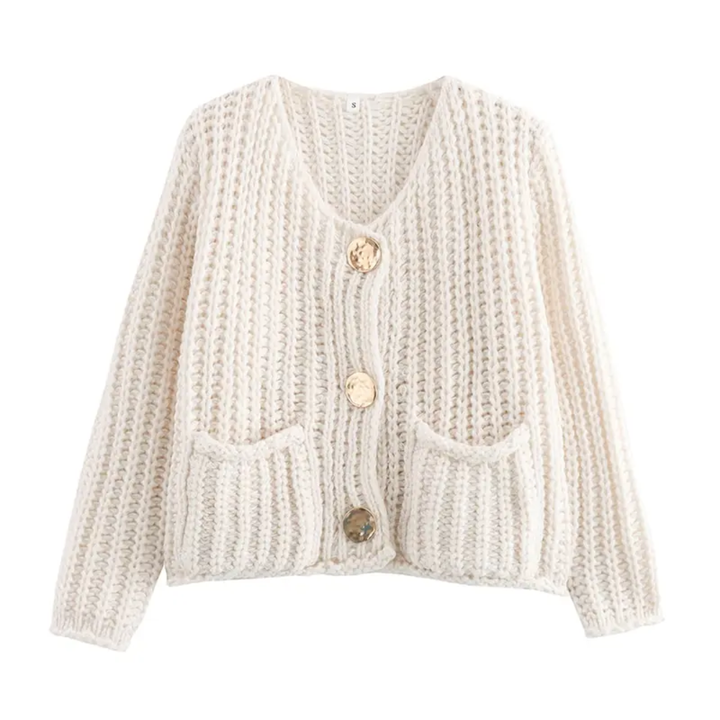 NOLA™ – Cozy Chunky Knit Cropped Cardigan