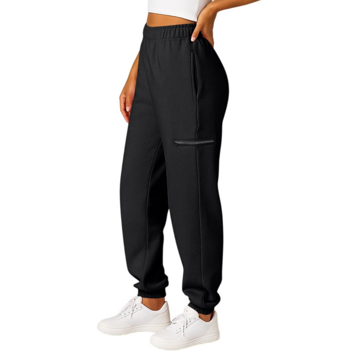 SOLÈNE™ – Relaxed Drawstring Jogger Sweatpants