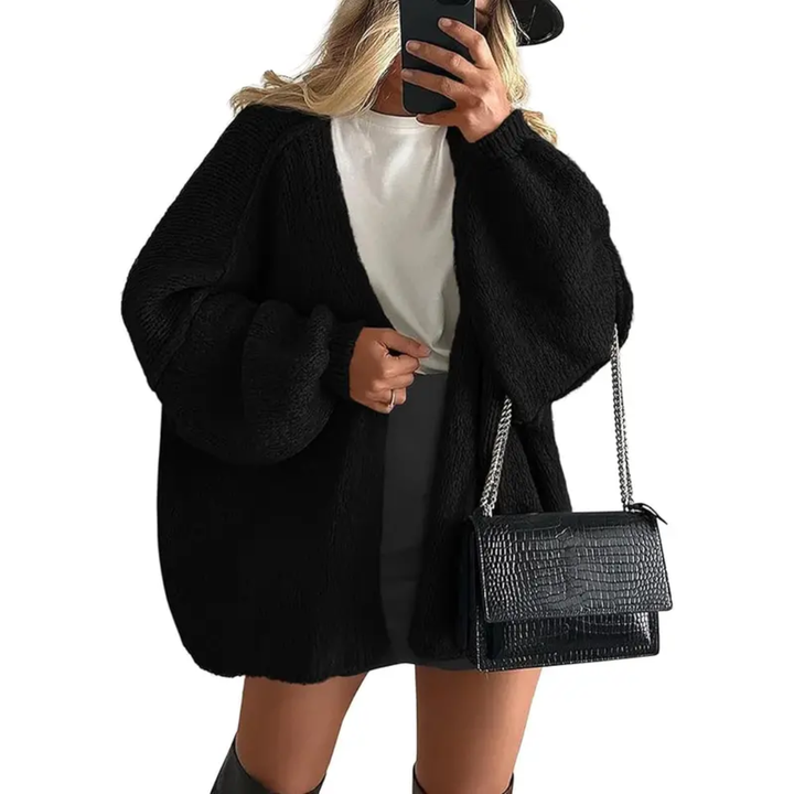 WRENLEY™ – Cozy Oversized Open Front Cardigan Sweater