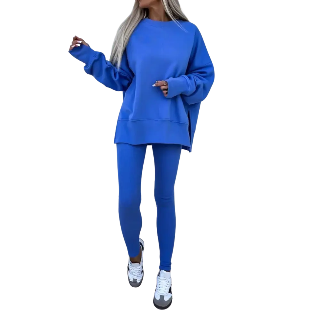 PERNELL™ – Cozy Casual Sweatshirt & Skinny Pants Set