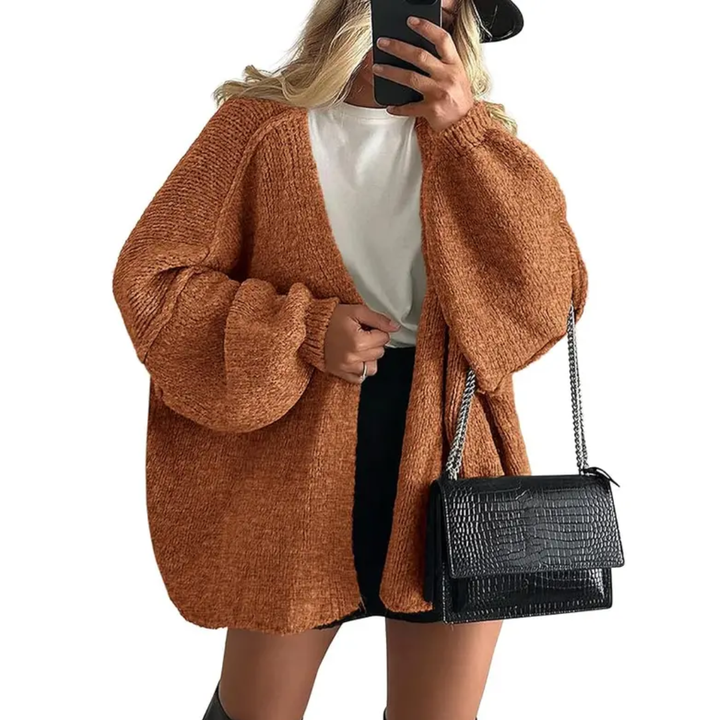WRENLEY™ – Cozy Oversized Open Front Cardigan Sweater