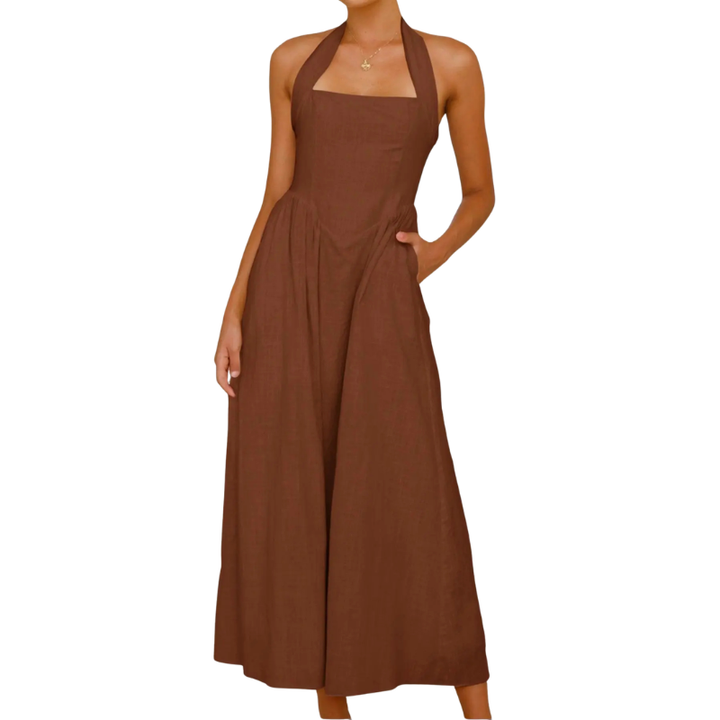 ELEONOR™ - Elegant Puff Sleeve Midi Dress