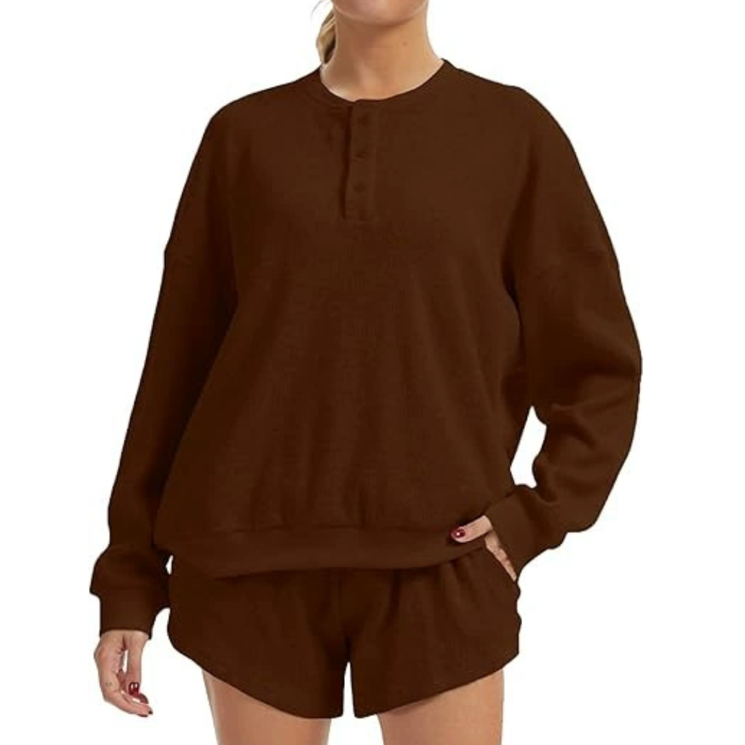 DARLOW™ – Cozy Waffle Knit Lounge Set
