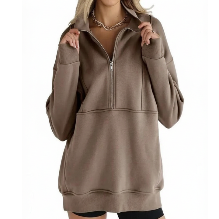 HADLOW™ – Cozy Fleece Half-Zip Pullover Sweatshirt
