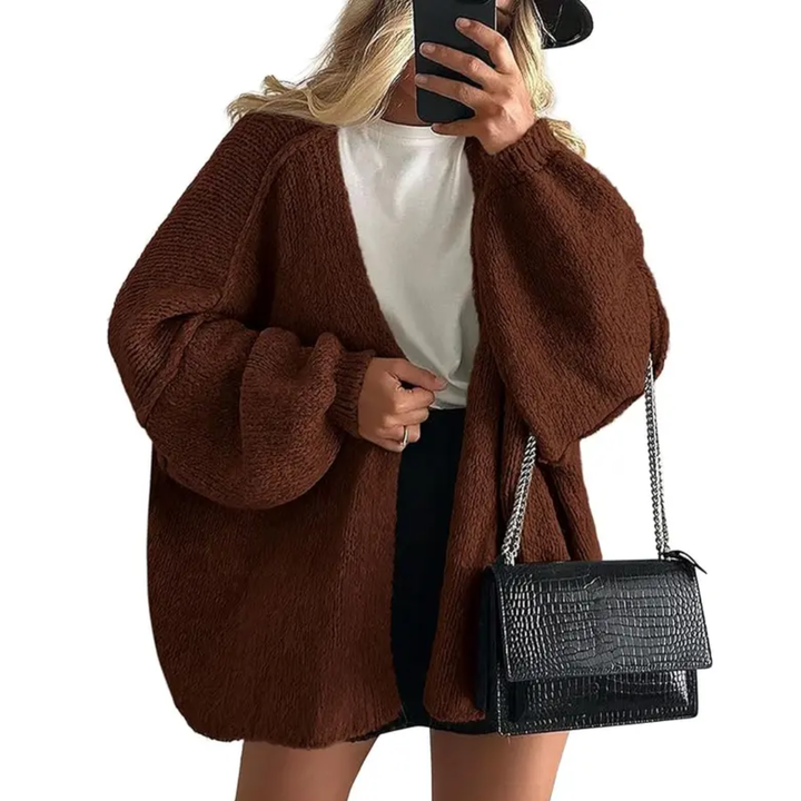 WRENLEY™ – Cozy Oversized Open Front Cardigan Sweater