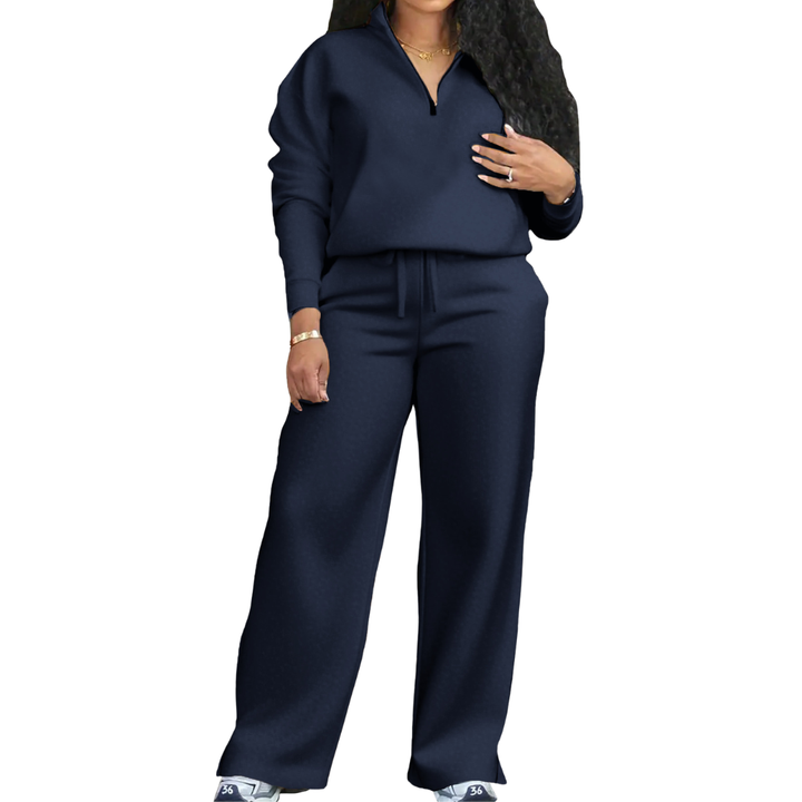 RAEWYN™ – Cozy Zip-Up Sweatshirt Two-Piece Set