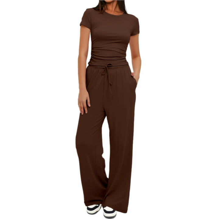 WINNIE™ – Cozy Solid Lounge Two-Piece Set
