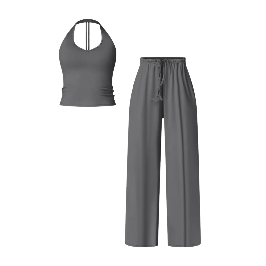 RORY™ – Active Crop Tank & Wide Leg Set