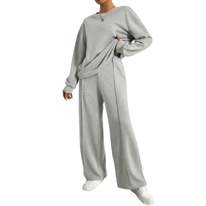 JOSEY™ – Cozy Drop Shoulder Two-Piece Set
