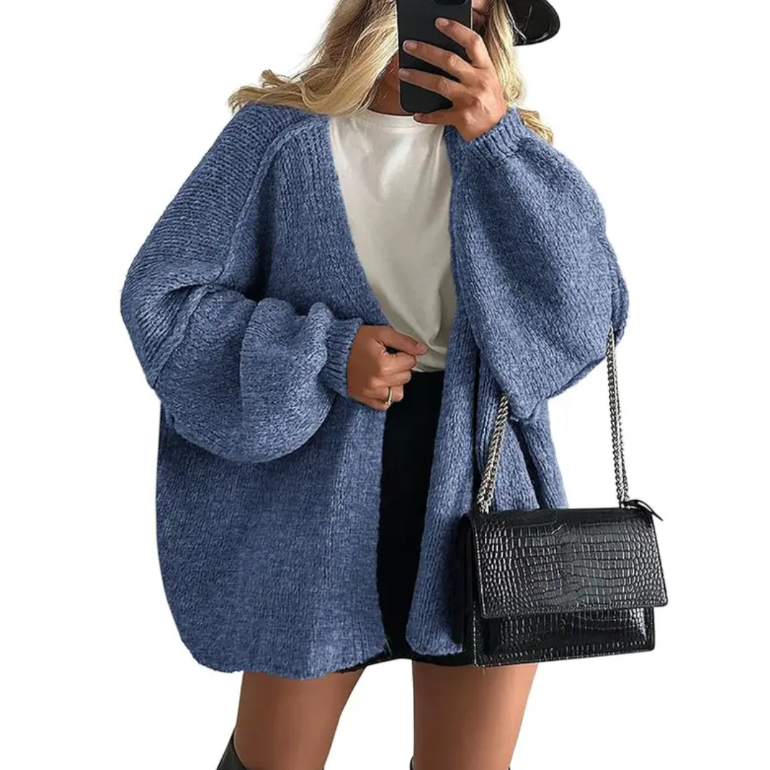 WRENLEY™ – Cozy Oversized Open Front Cardigan Sweater