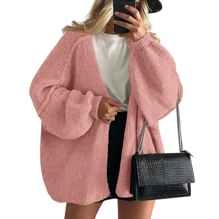 WRENLEY™ – Cozy Oversized Open Front Cardigan Sweater