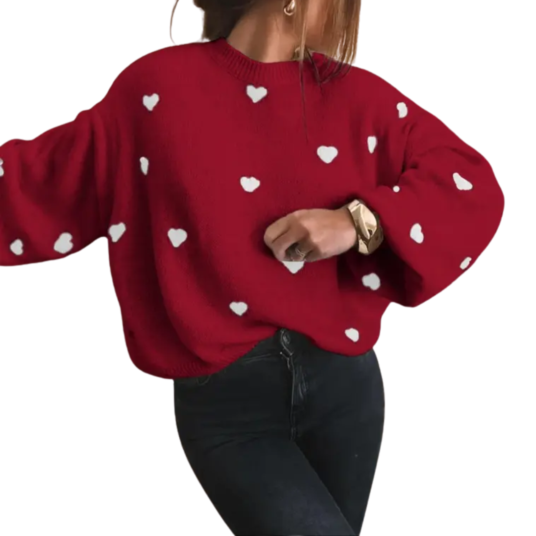 HOLLIS™ – Cozy Halloween Print Drop Shoulder Sweater