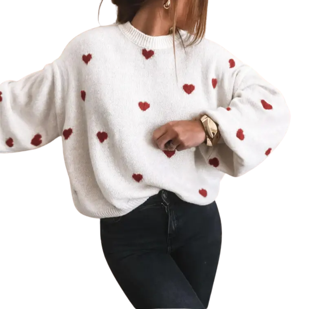 HOLLIS™ – Cozy Halloween Print Drop Shoulder Sweater