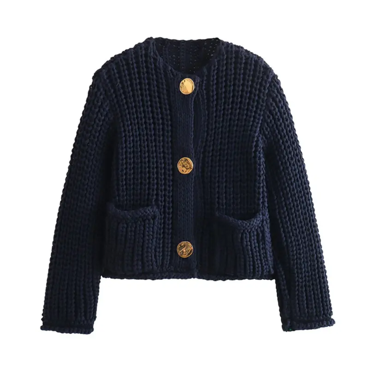 NOLA™ – Cozy Chunky Knit Cropped Cardigan