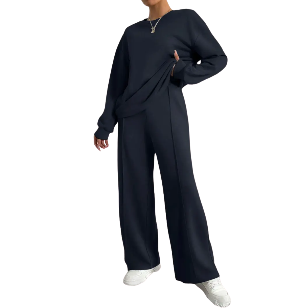 JOSEY™ – Cozy Drop Shoulder Two-Piece Set