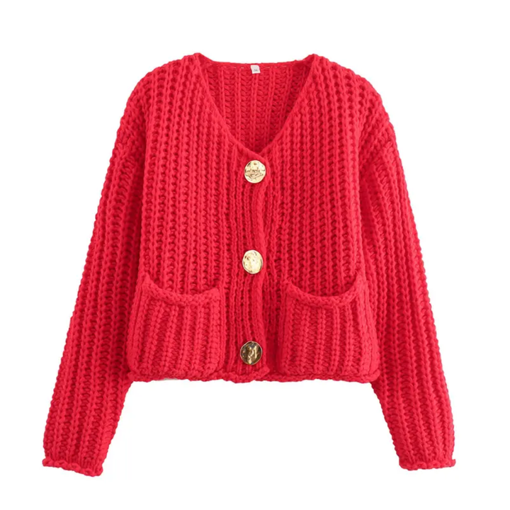 NOLA™ – Cozy Chunky Knit Cropped Cardigan