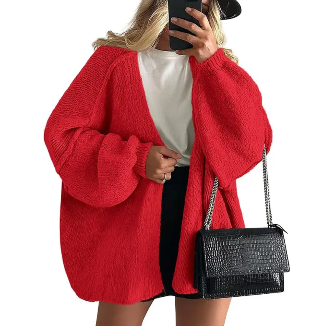 WRENLEY™ – Cozy Oversized Open Front Cardigan Sweater