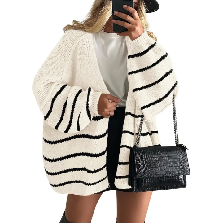 WINONA™ – Cozy Oversized Lantern Sleeve Cardigan