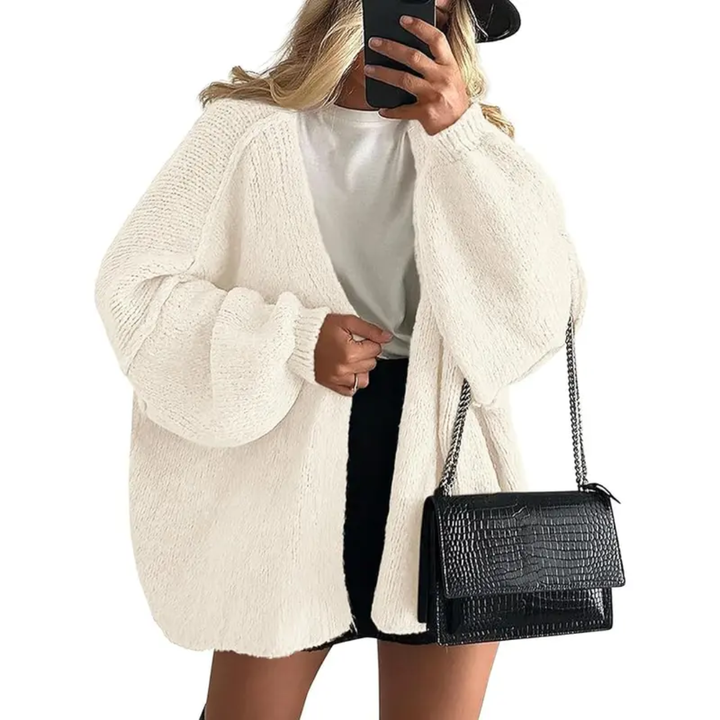 WRENLEY™ – Cozy Oversized Open Front Cardigan Sweater