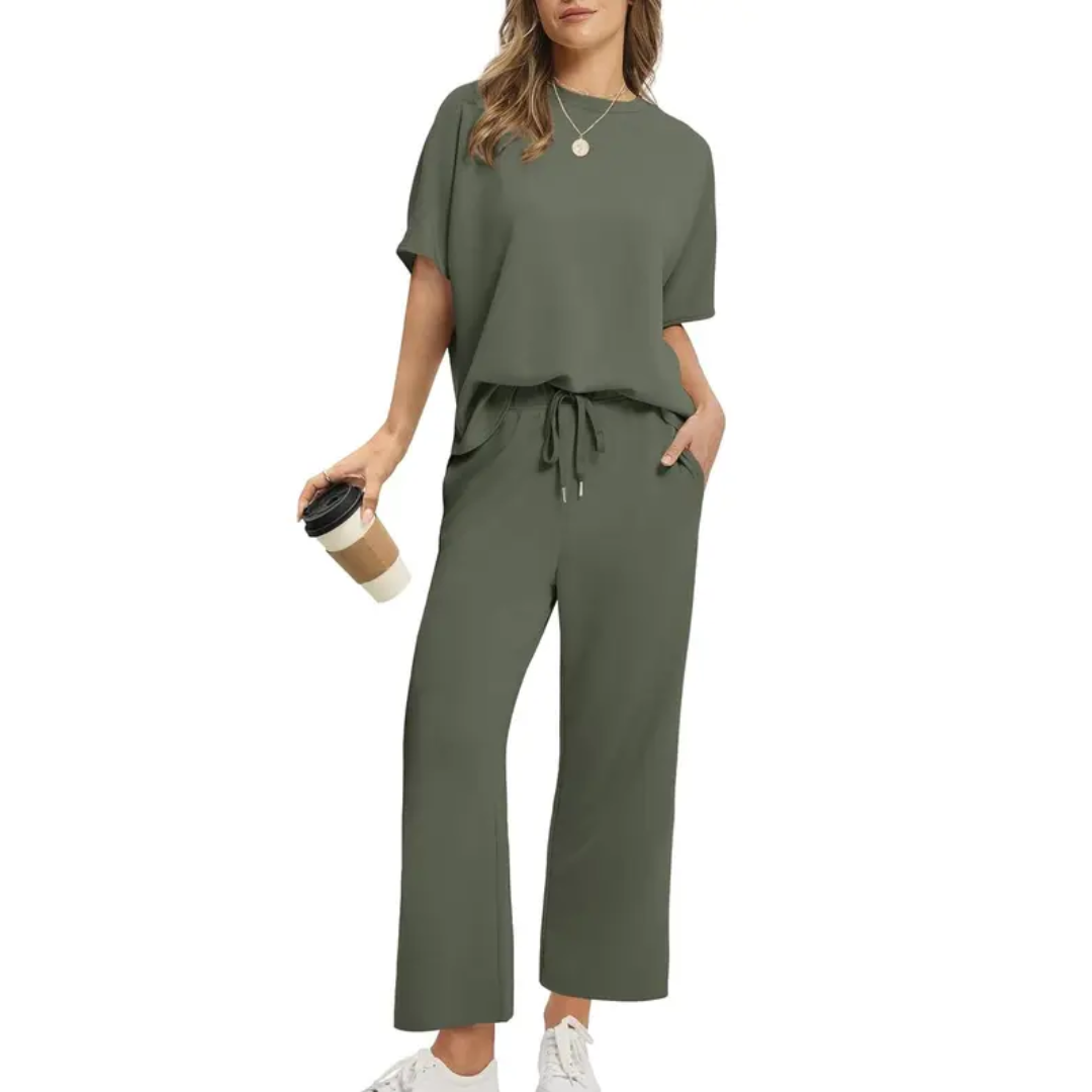 BRISA™ – Breezy Oversized Wide Leg Two Piece Set