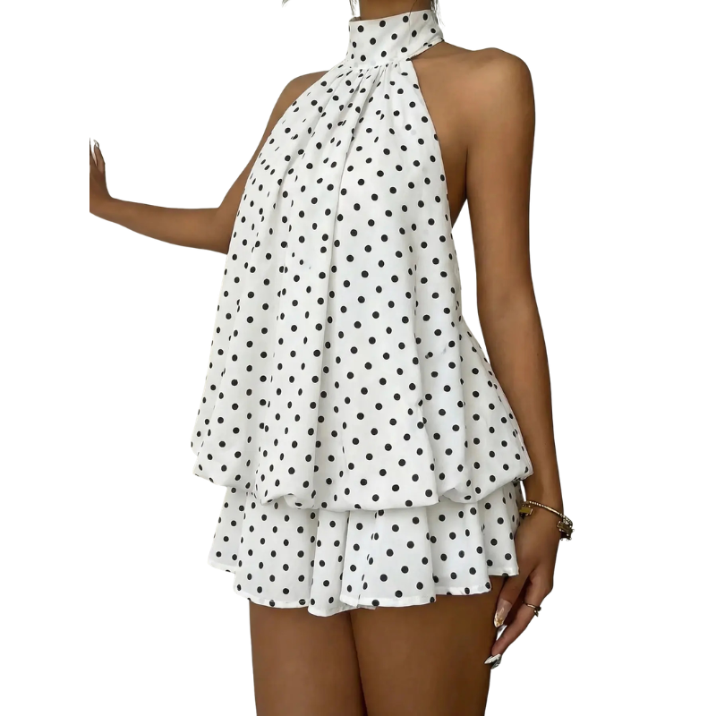 CATHY™ – Stylish Tie Back Summer Mini Dress