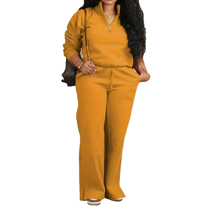 RAEWYN™ – Cozy Zip-Up Sweatshirt Two-Piece Set